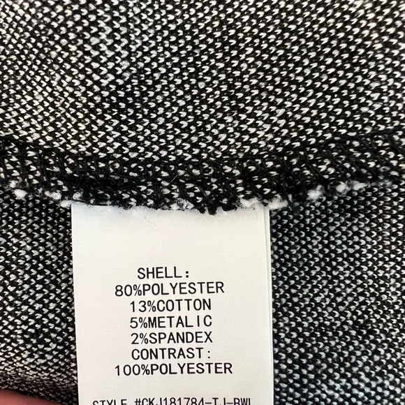 Melloday Womens Jacket Size Small, NWT, Houndstooth, Lightweight, Side Pockets - Picture 3 of 5